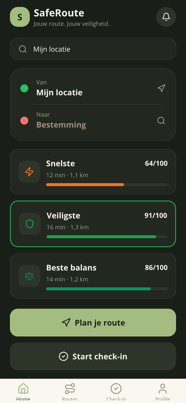 SafeRoute screen 3