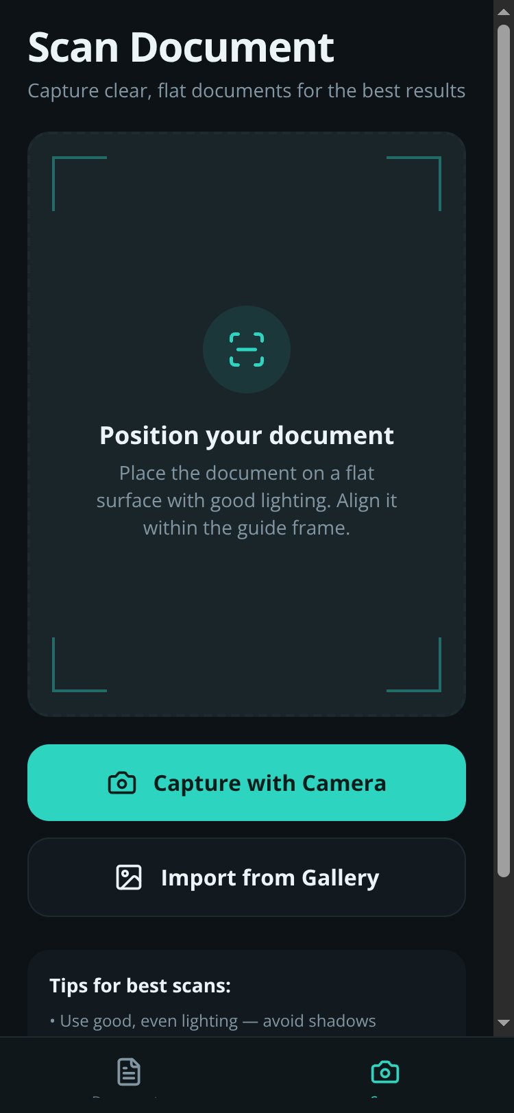 ScanPDF screen 2