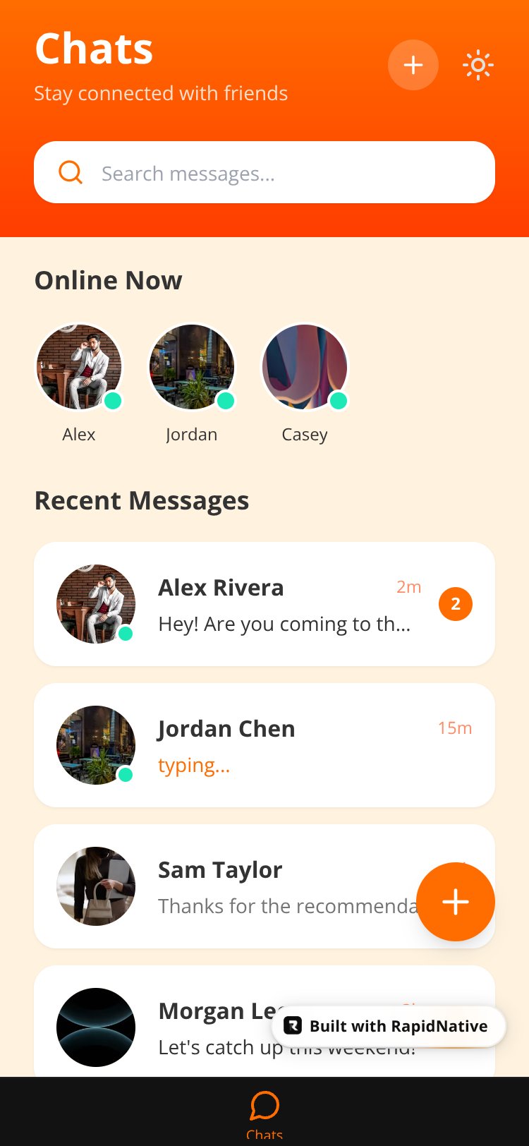 Horizon Chat screen 1