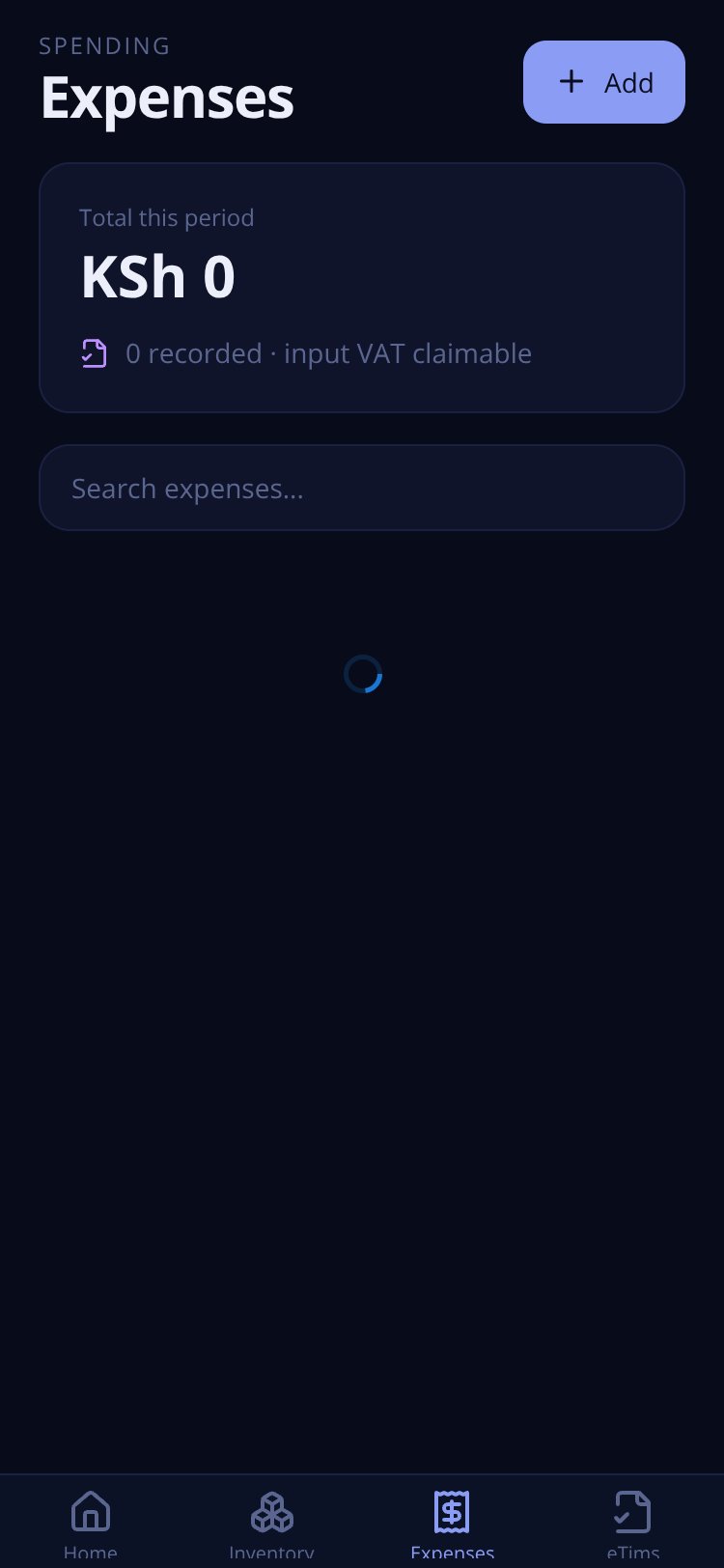 Biashara screen 3