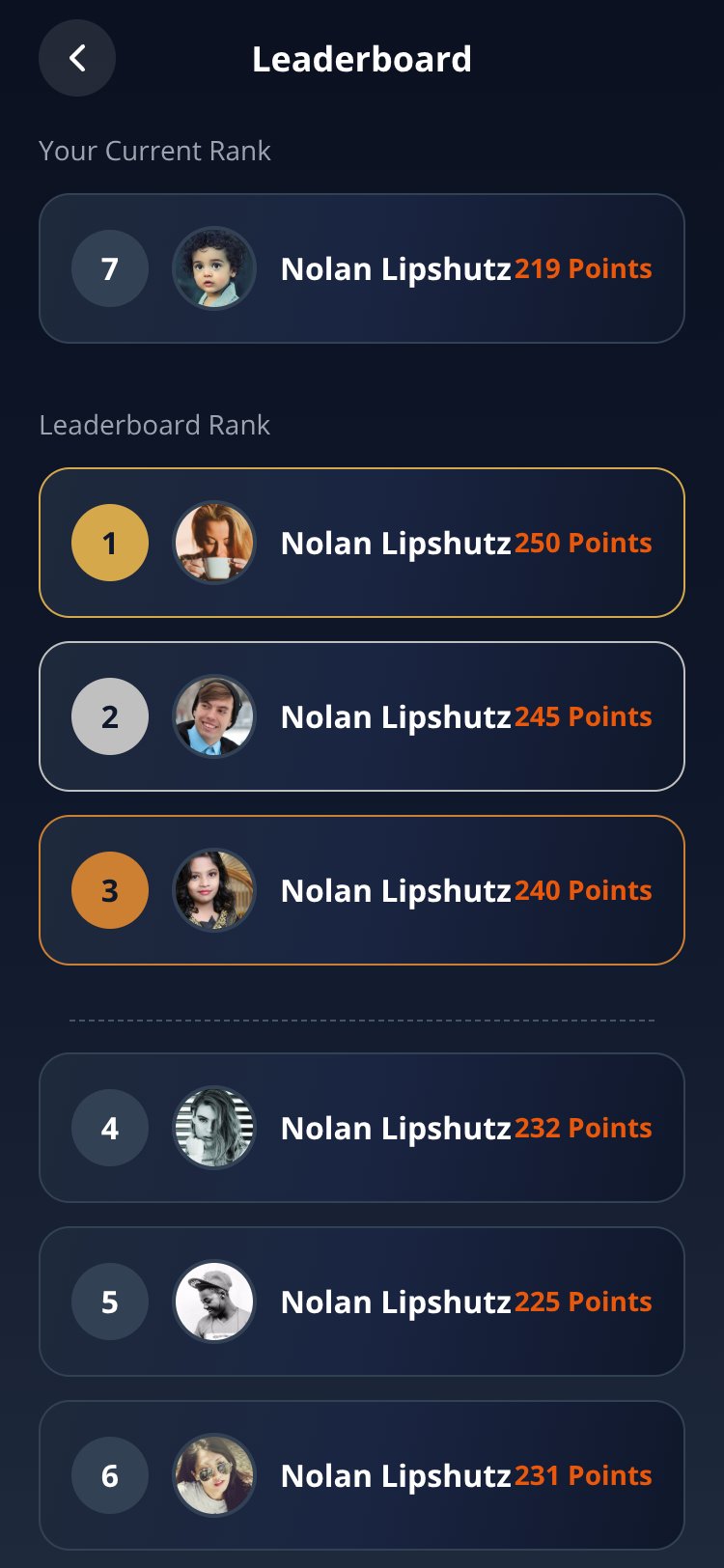 Quiz App screen 2