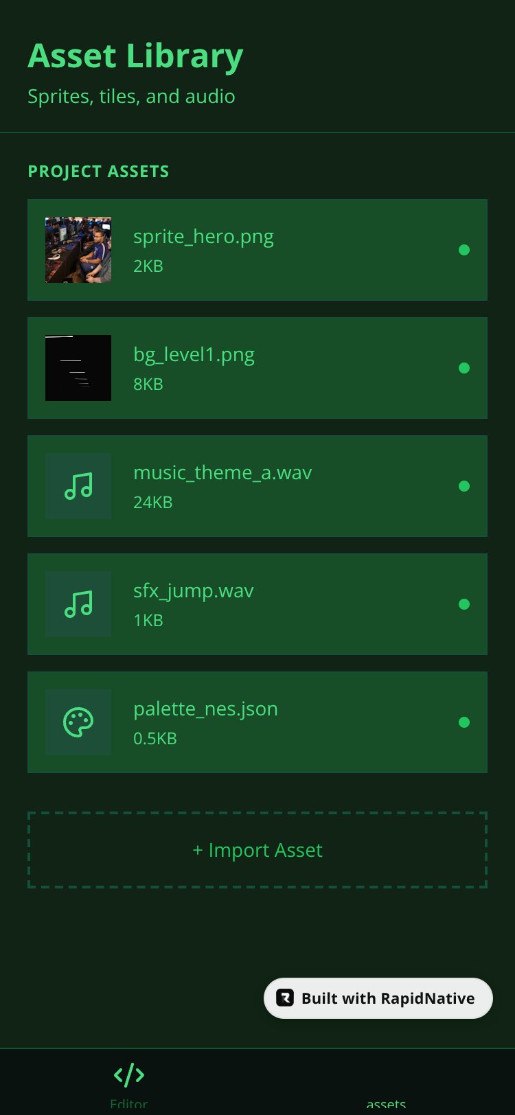 PixelForge screen 3