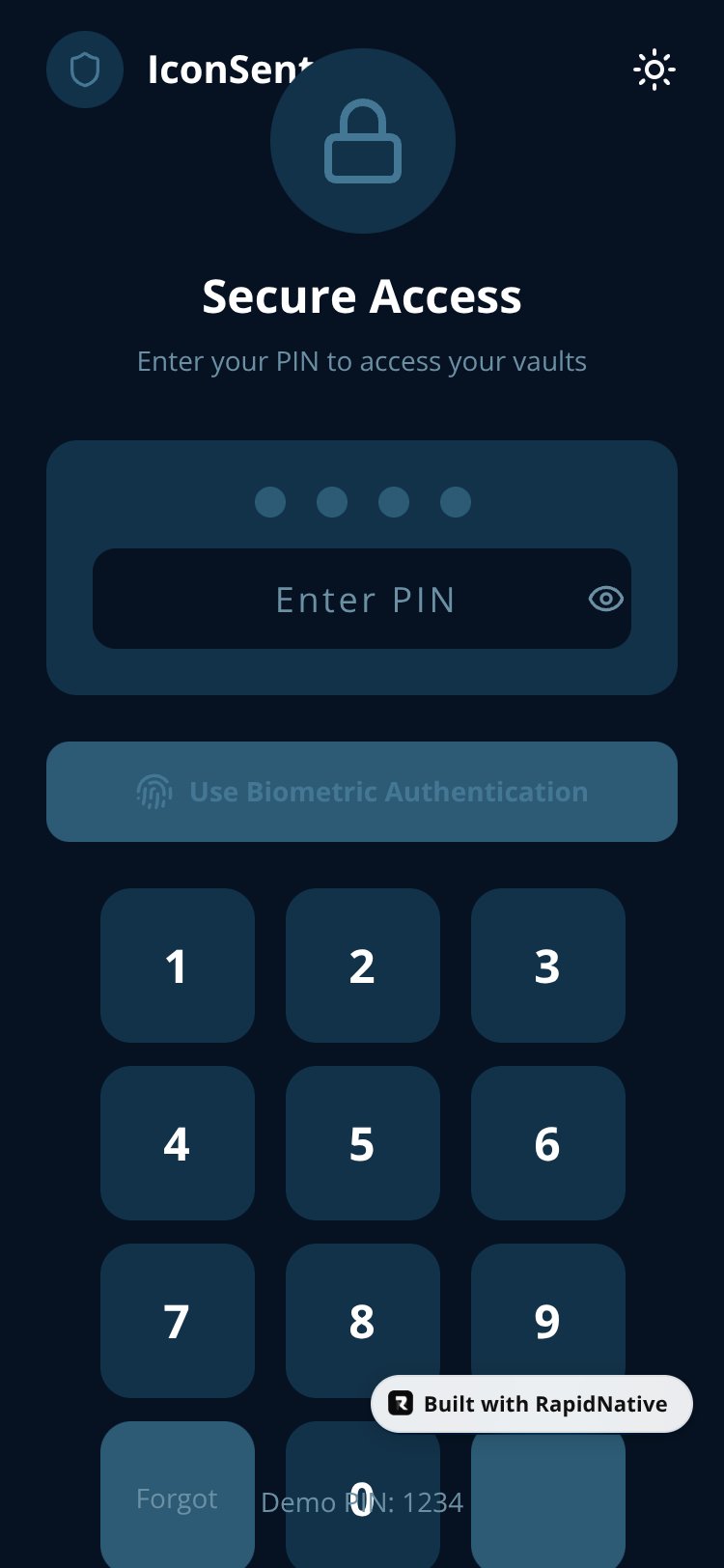IconSentry screen 2