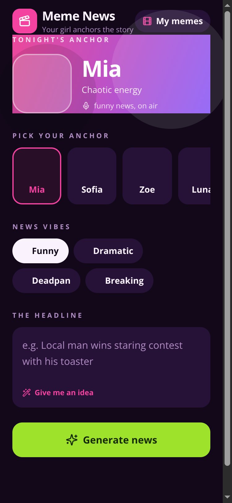 Meme News screen 3