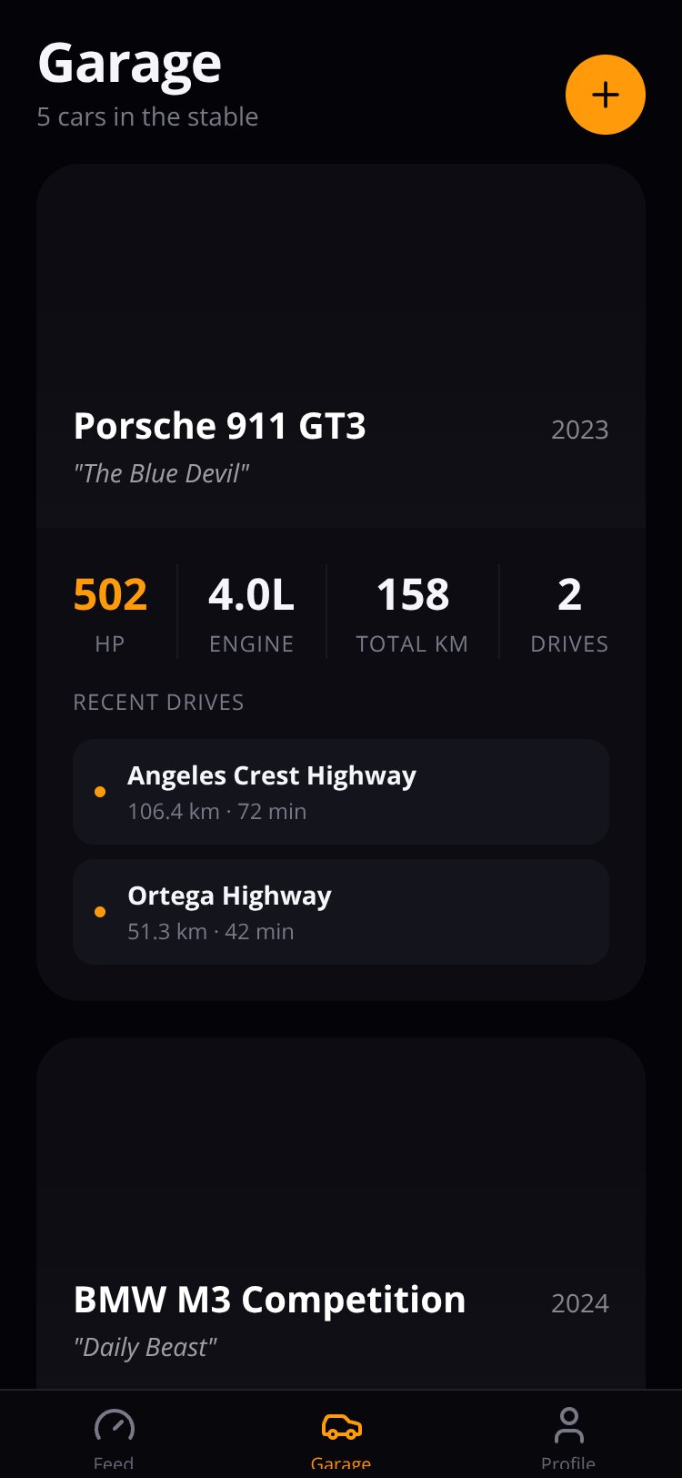 TrackDay screen 1