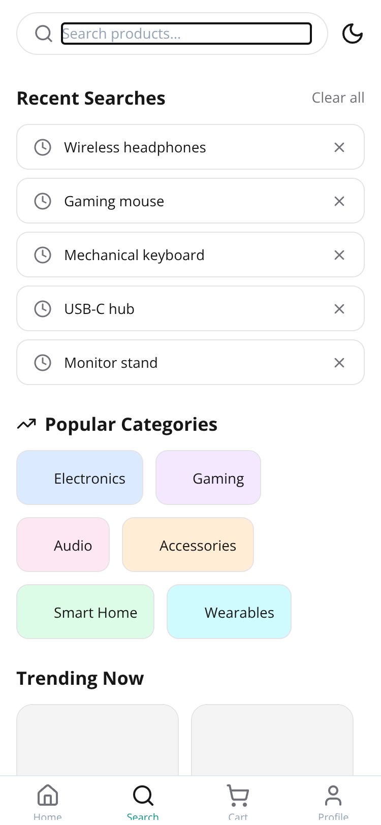 R-store screen 1
