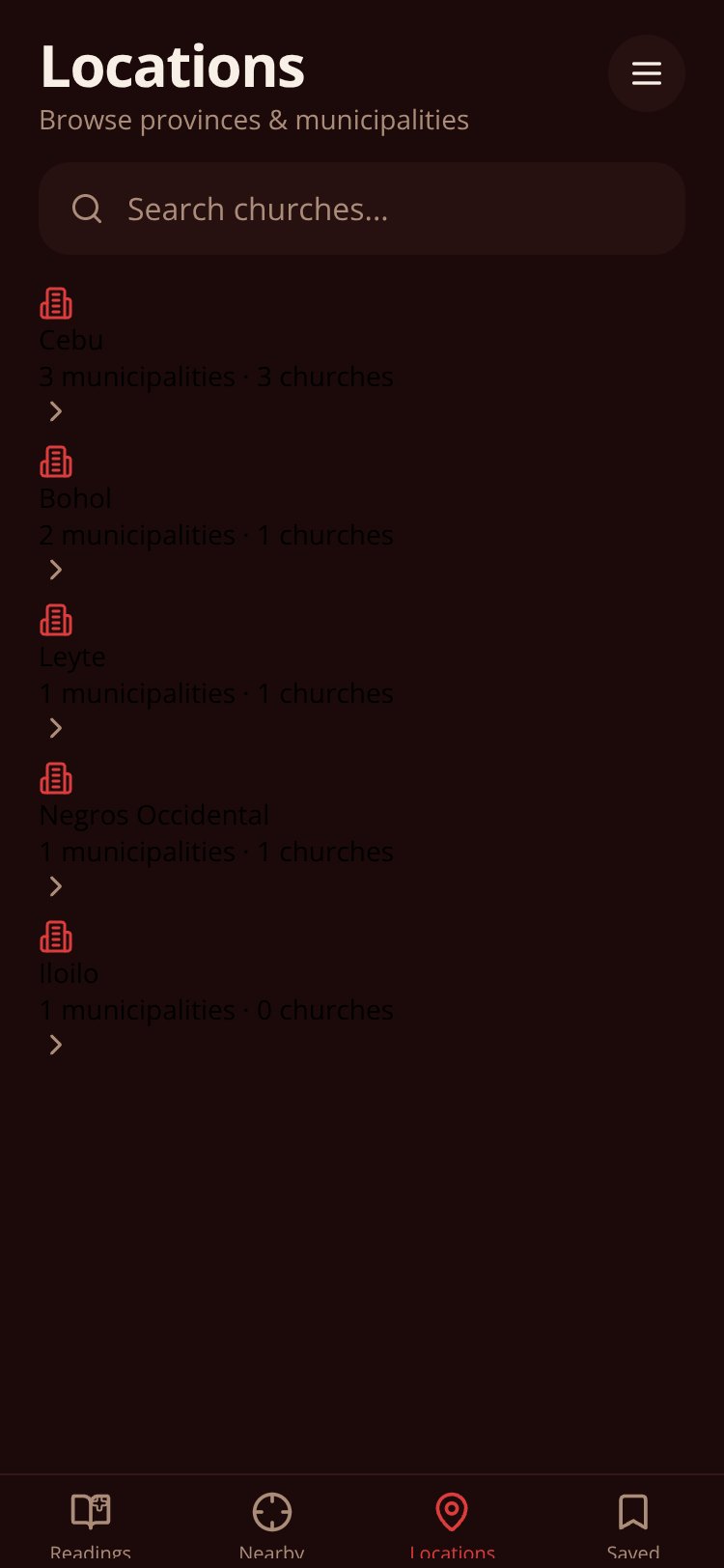 Catholic Companion screen 1