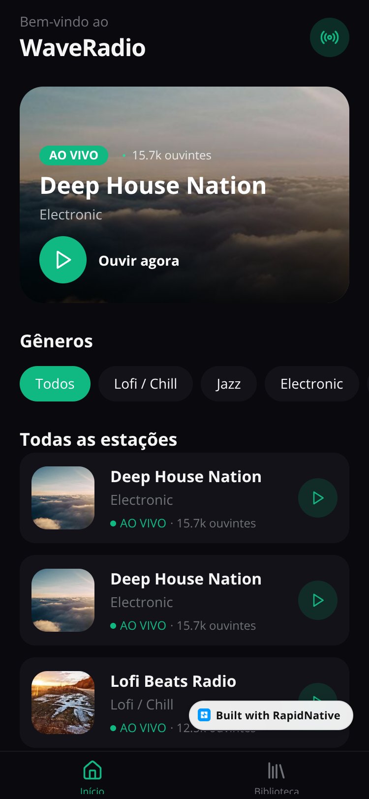 WaveRadio screen 3