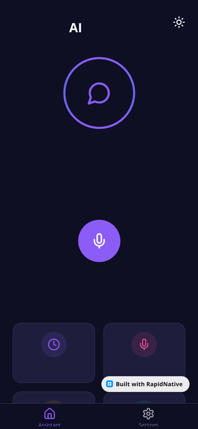 Voice Assistant screen 2