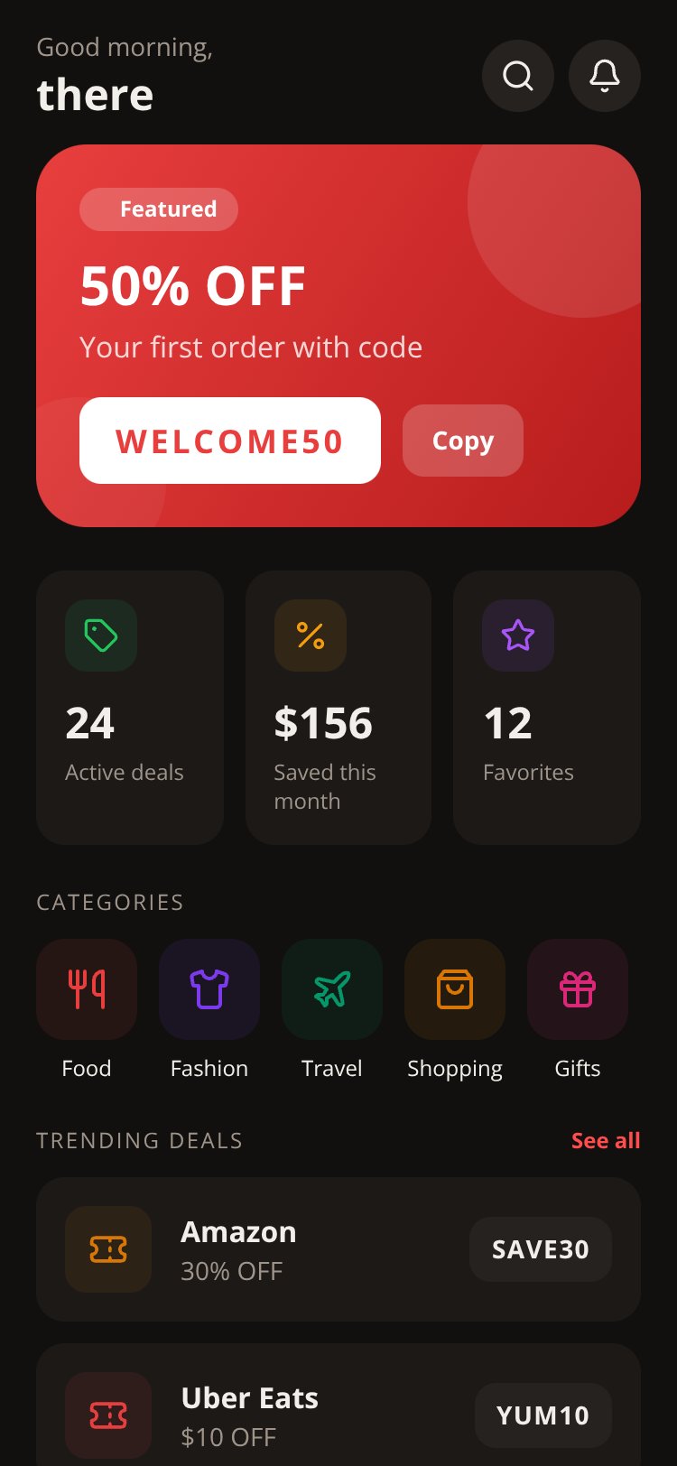 Couponello screen 1