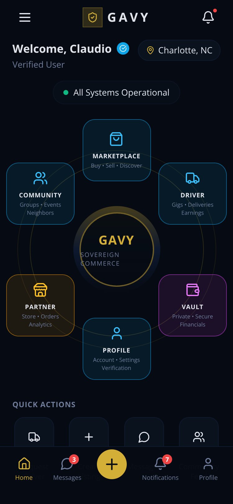 GAVY screen 3