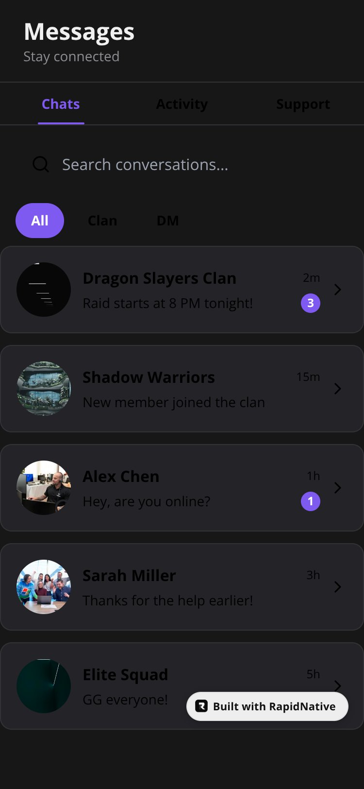 NexusChat screen 2