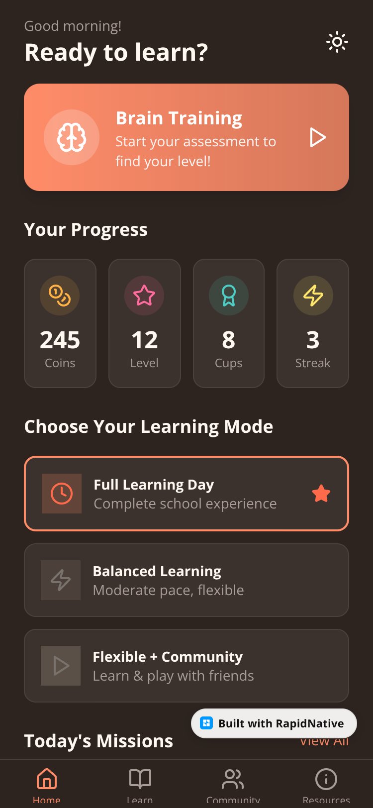 Homeschool Hub screen 3