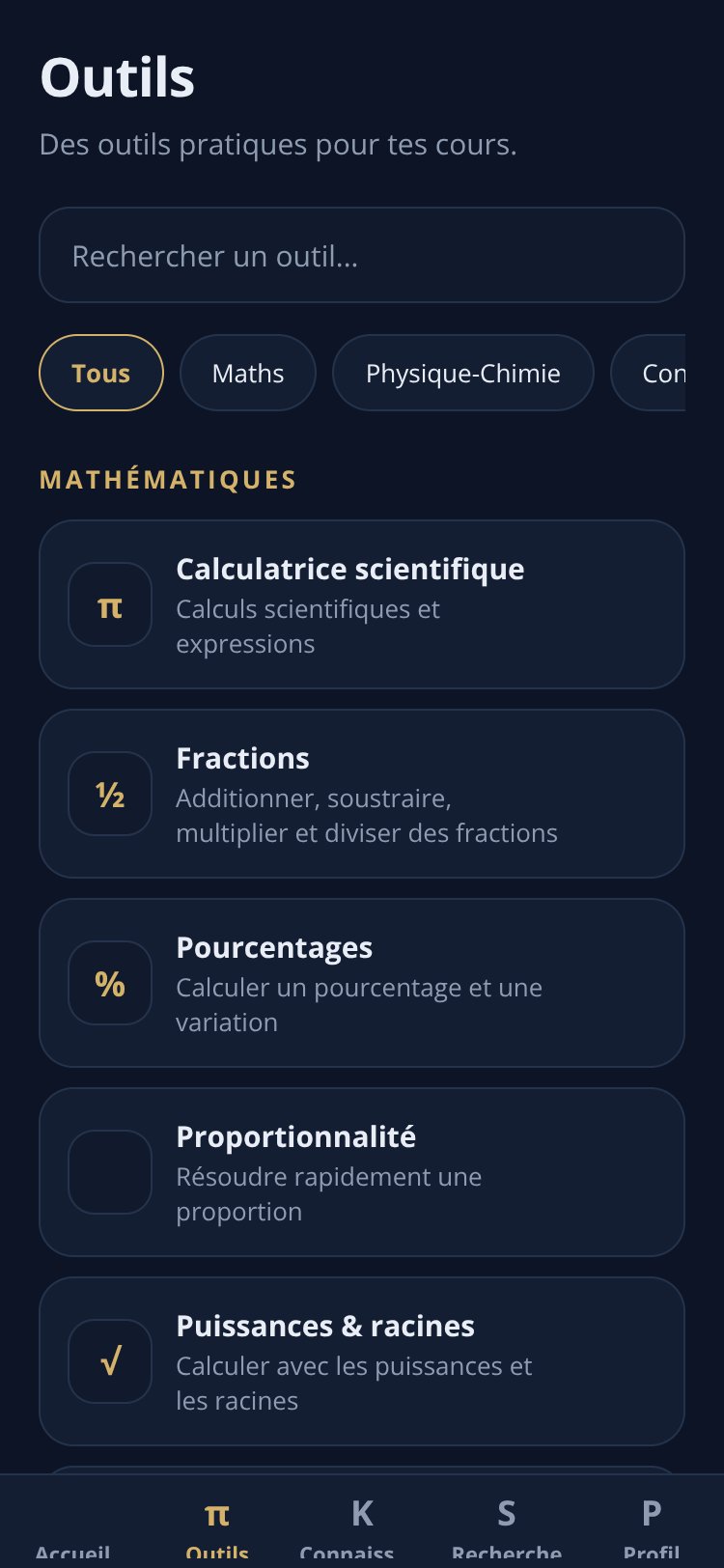 RapidNative App screen 1