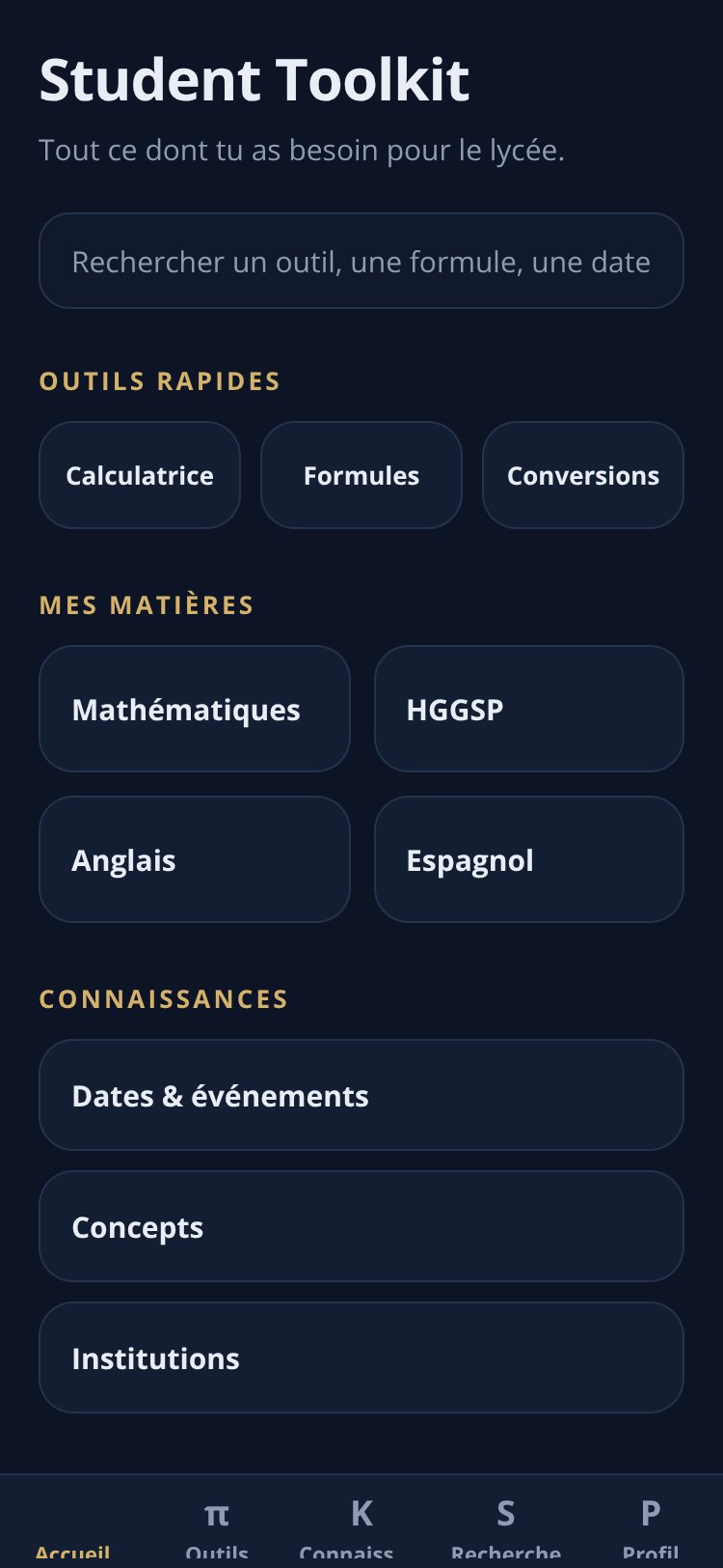 RapidNative App screen 2