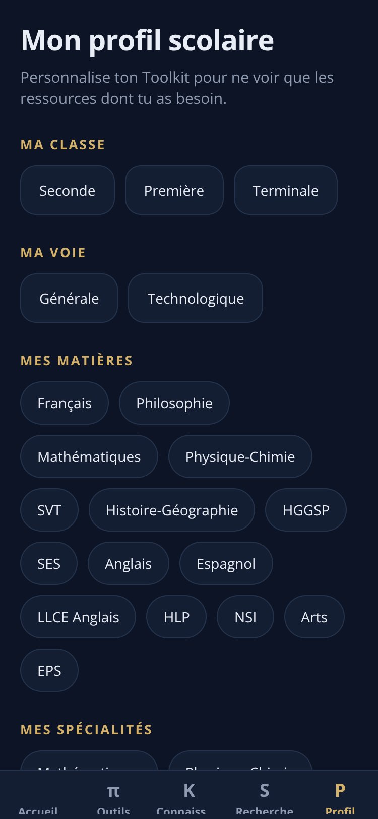 RapidNative App screen 3