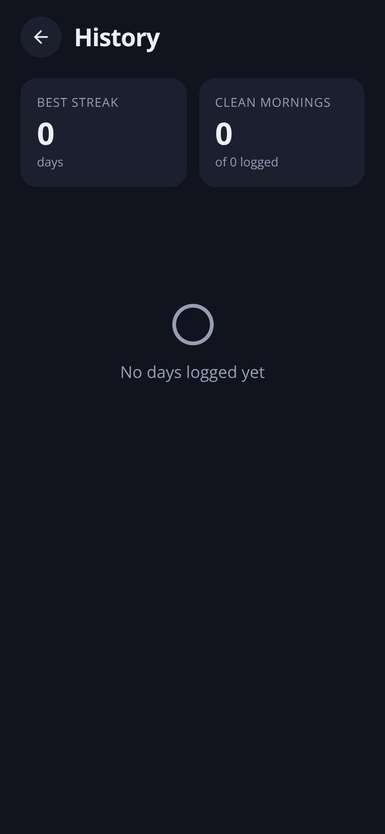 WakeClear screen 3