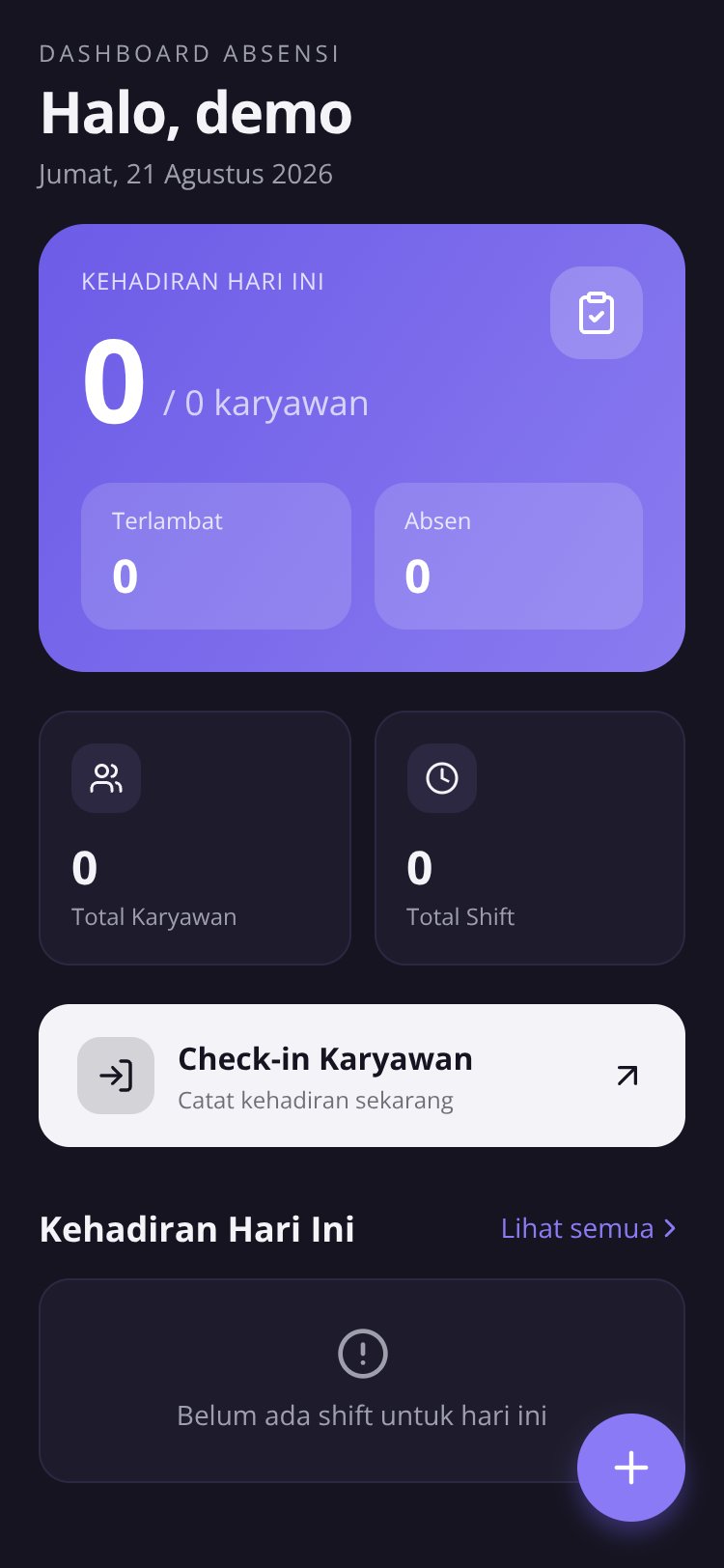 Absensi Karyawan screen 4