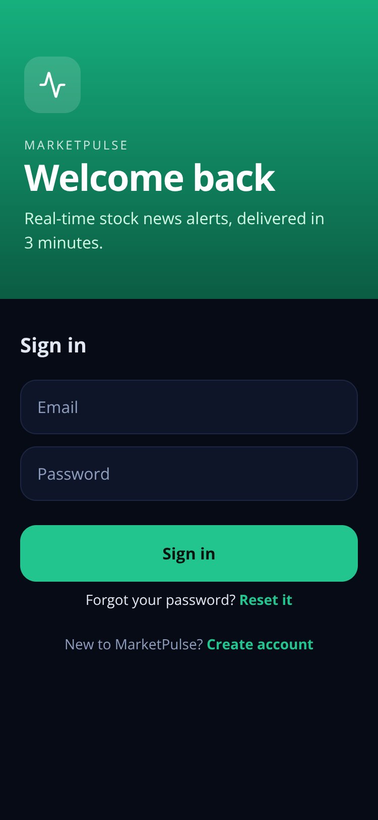 MarketPulse screen 3