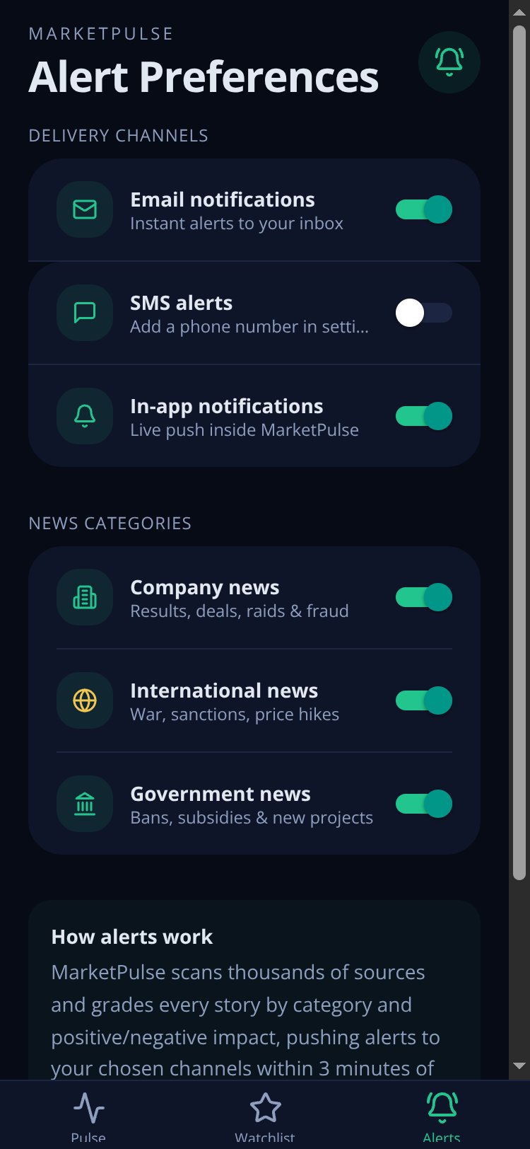 MarketPulse screen 4