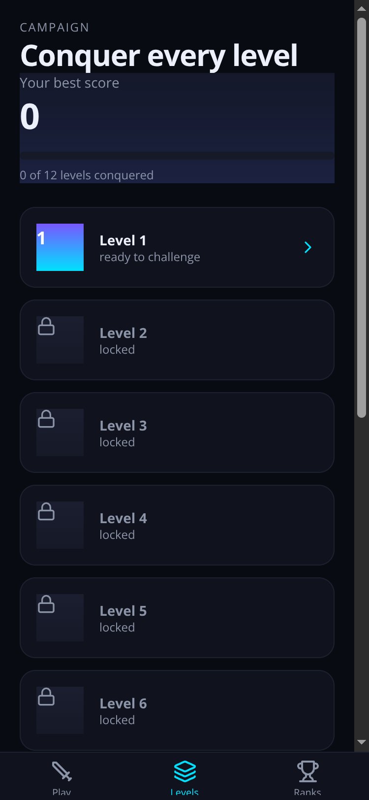 Level Up! screen 4