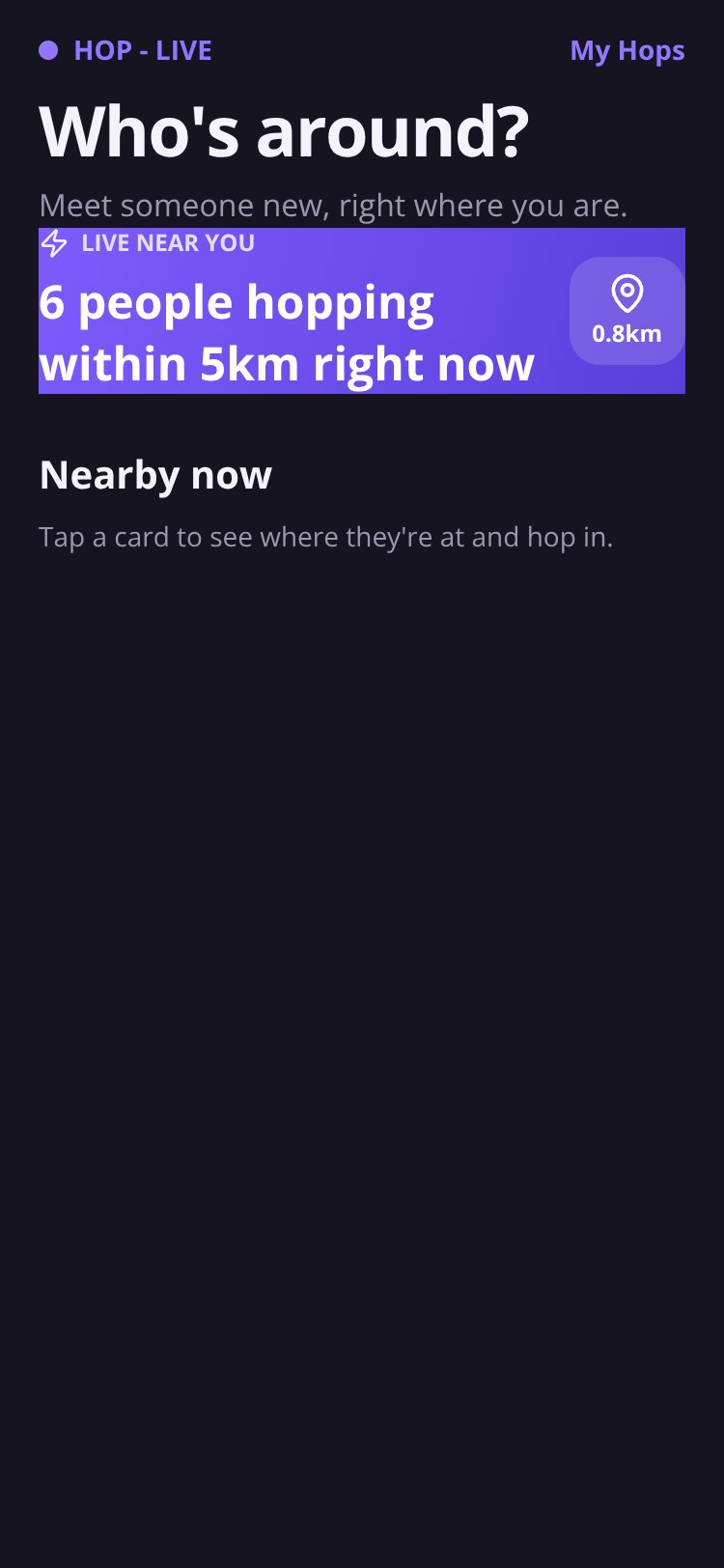 HopSpot screen 4