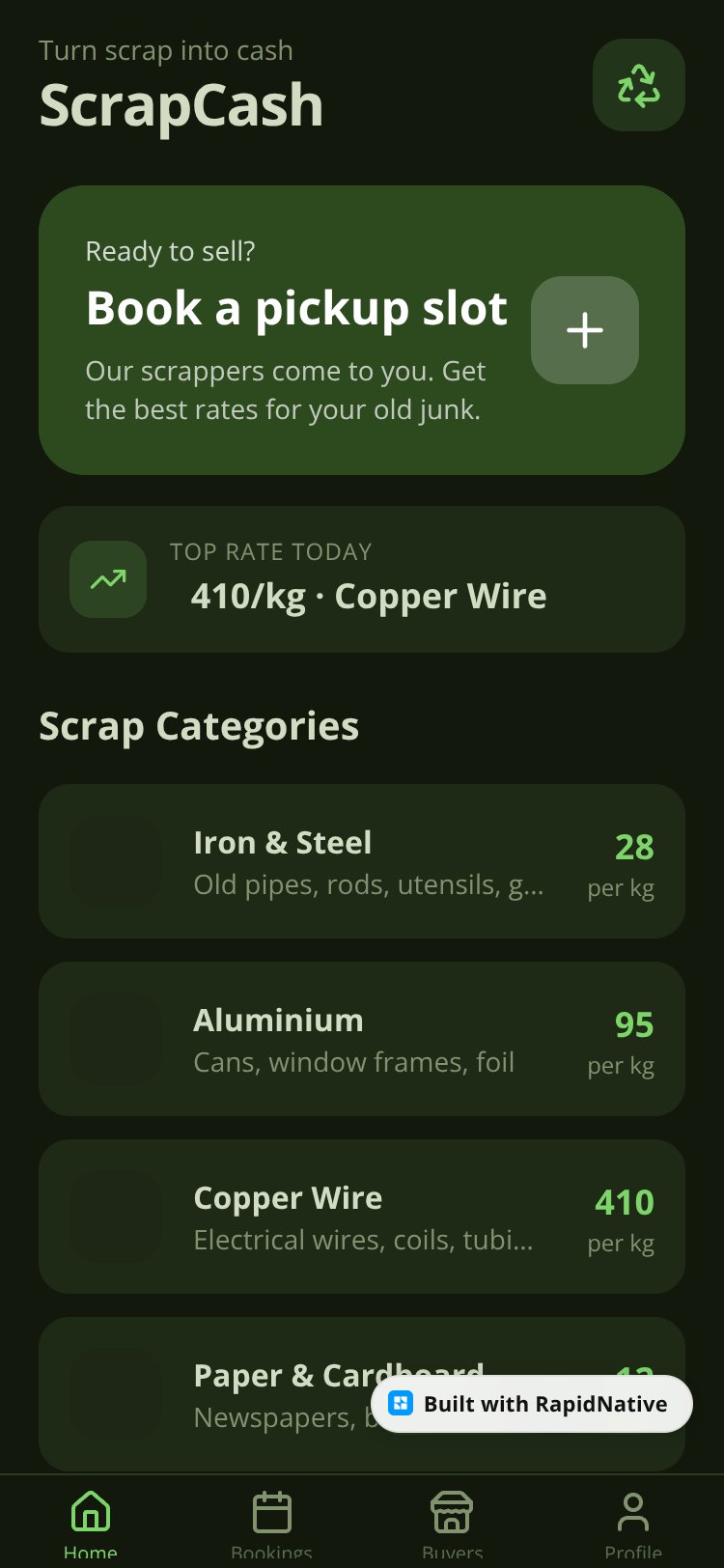 ScrapCash screen 5