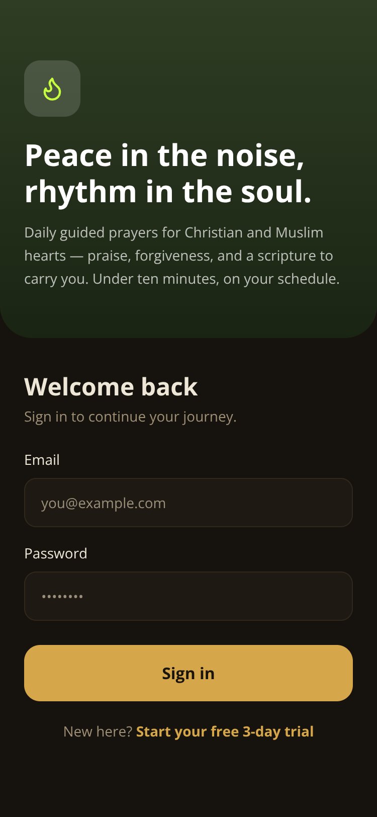 Haven of Prayer screen 1