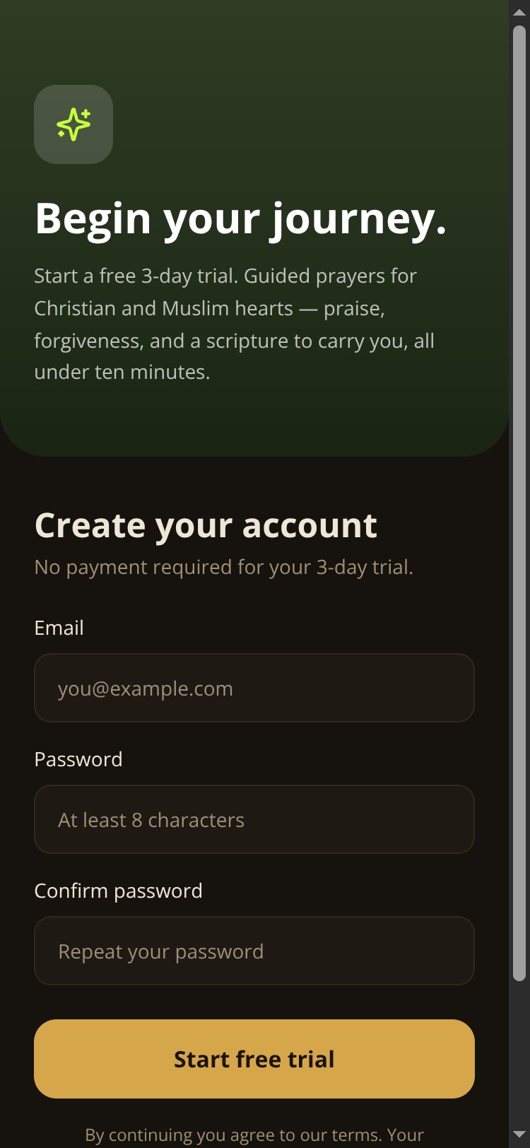 Haven of Prayer screen 2