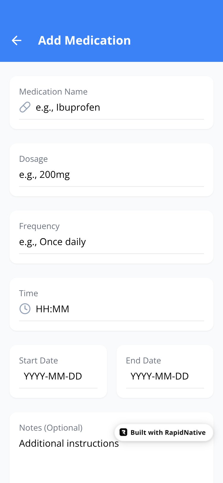 QuickFlow screen 1