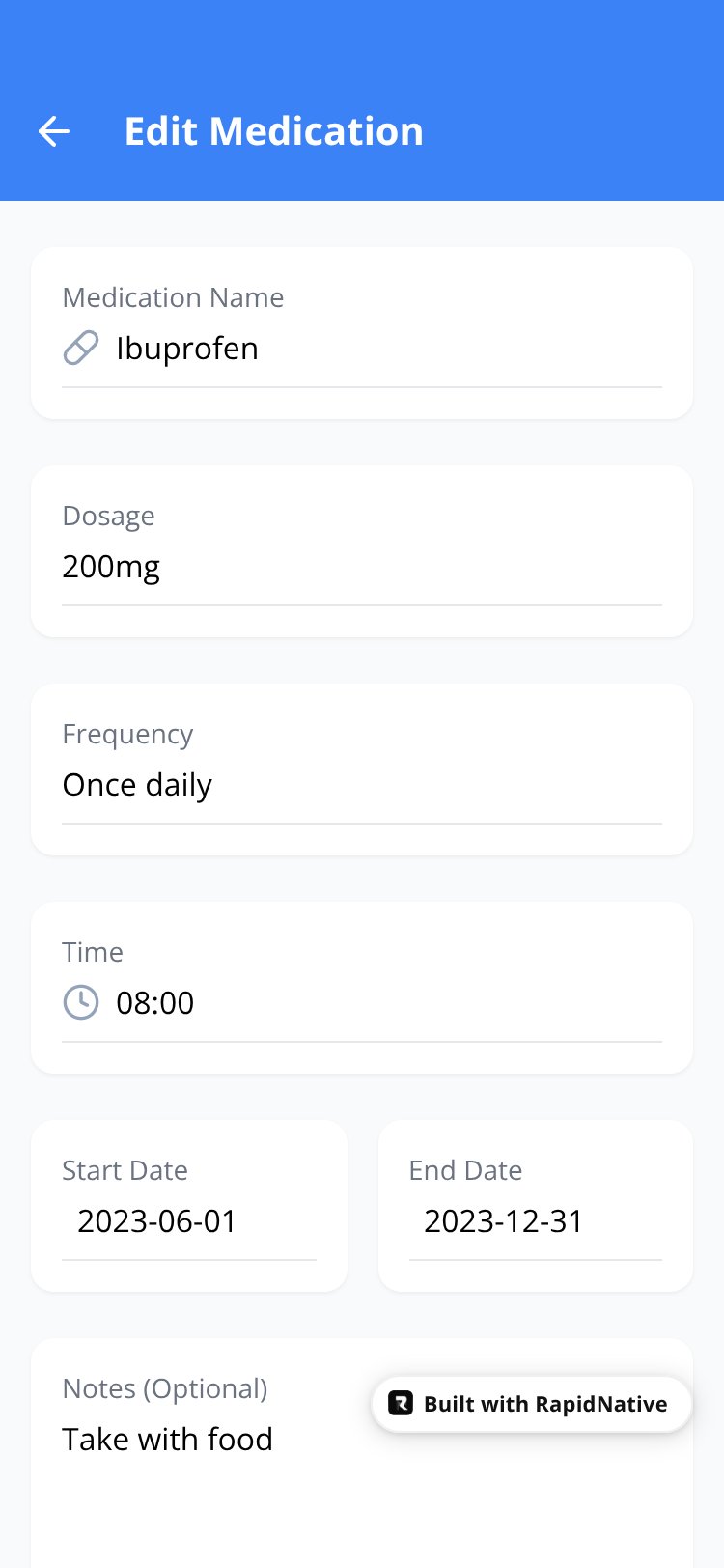 QuickFlow screen 2