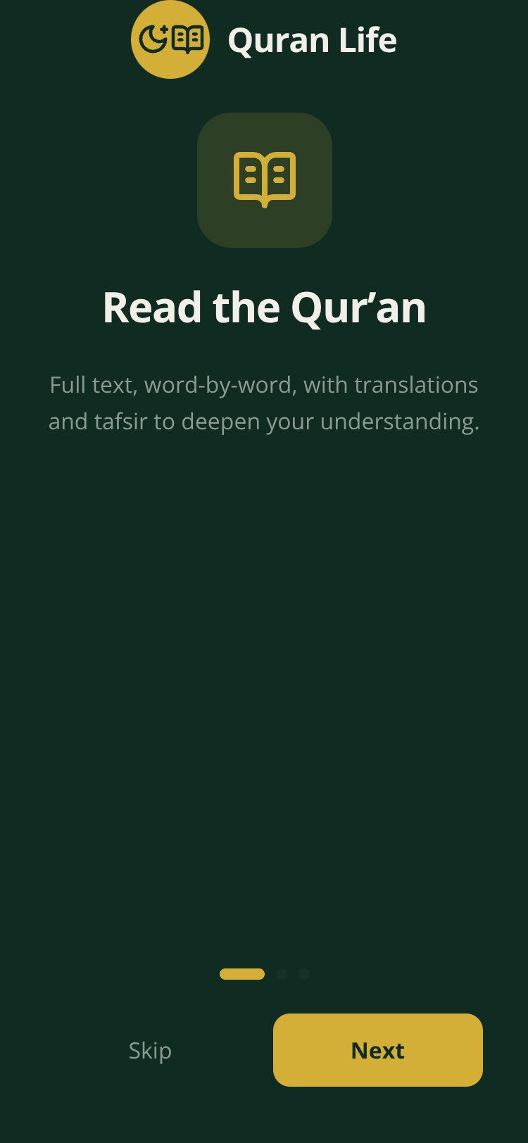 Quran Life screen 5
