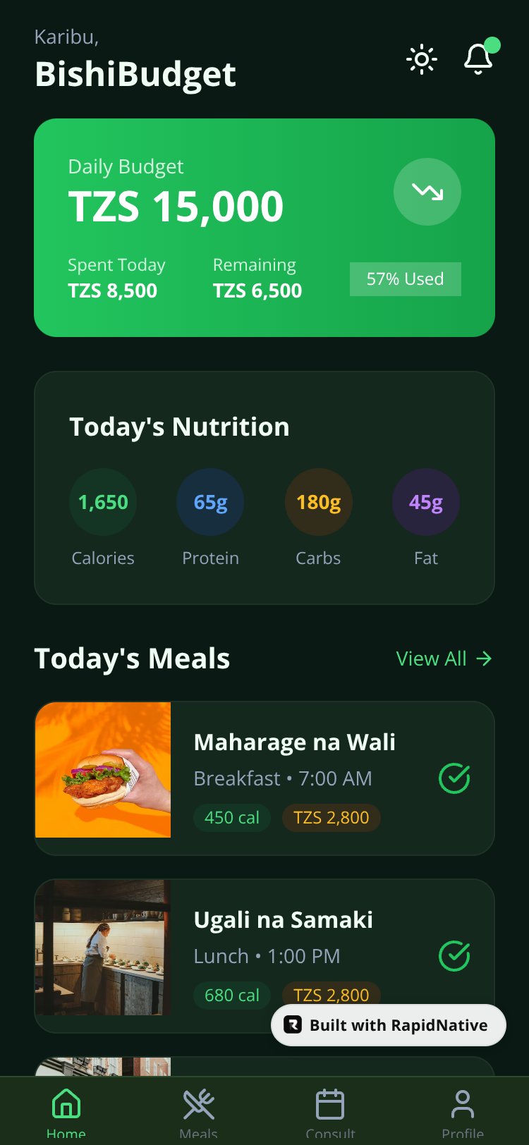 BrightBase screen 3