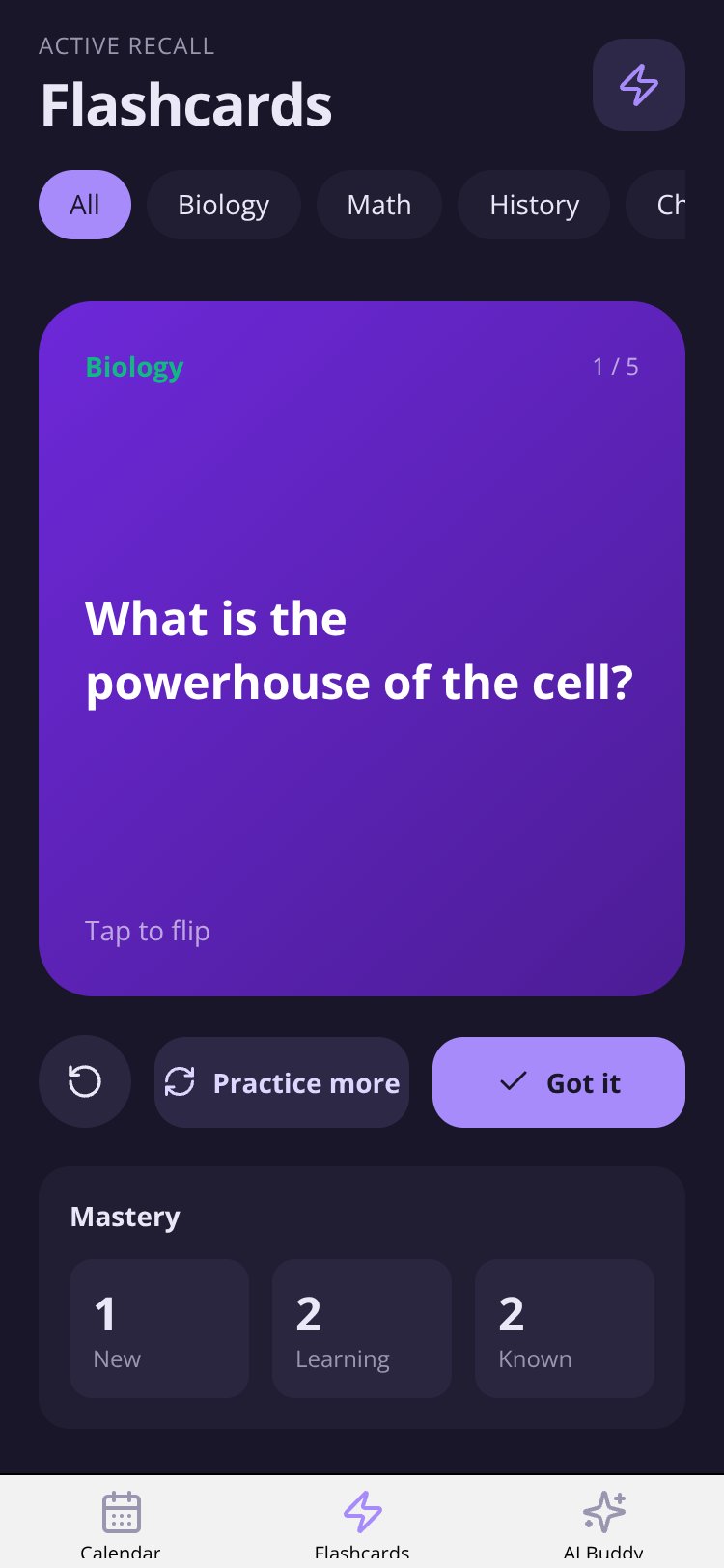 Study Buddy screen 4