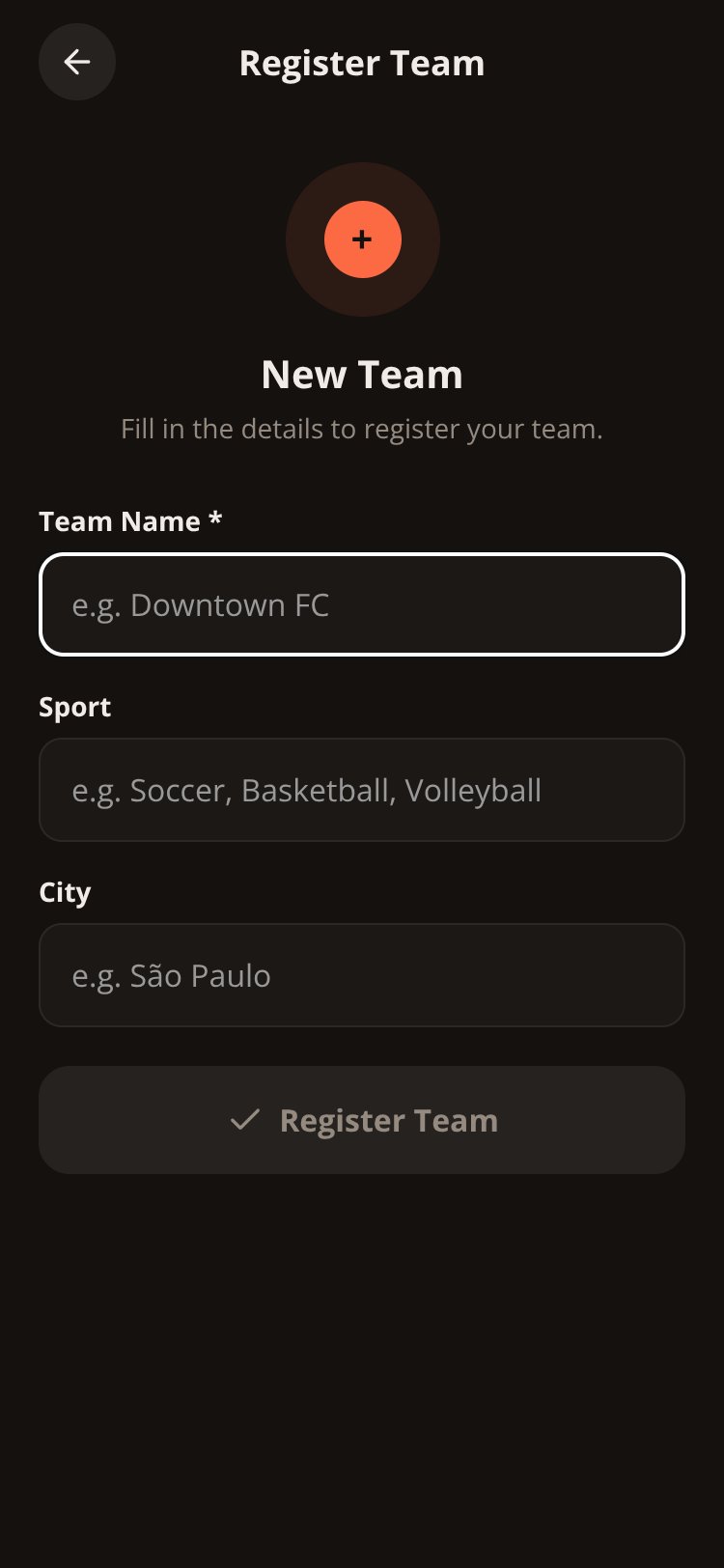 Team Manager screen 5
