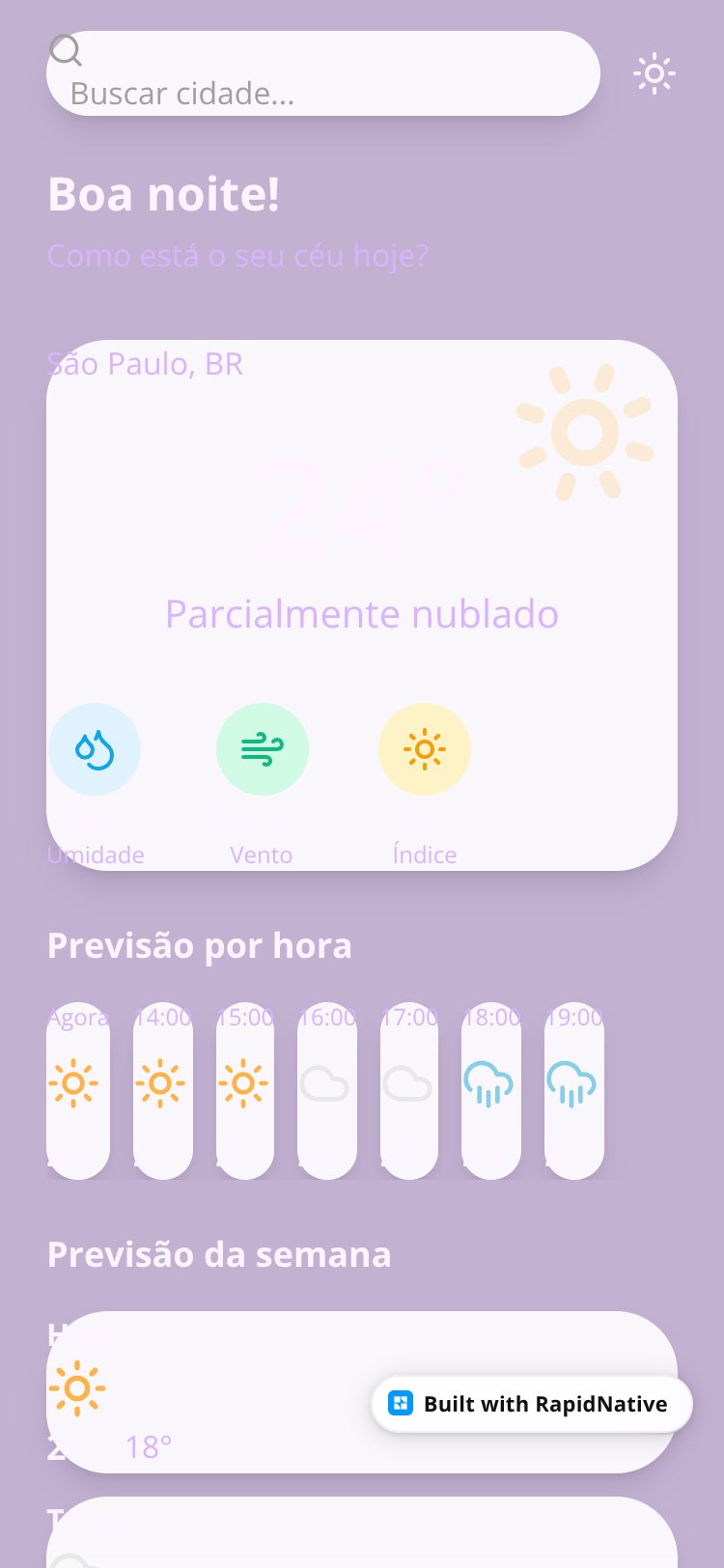Sunny Cloud screen 1