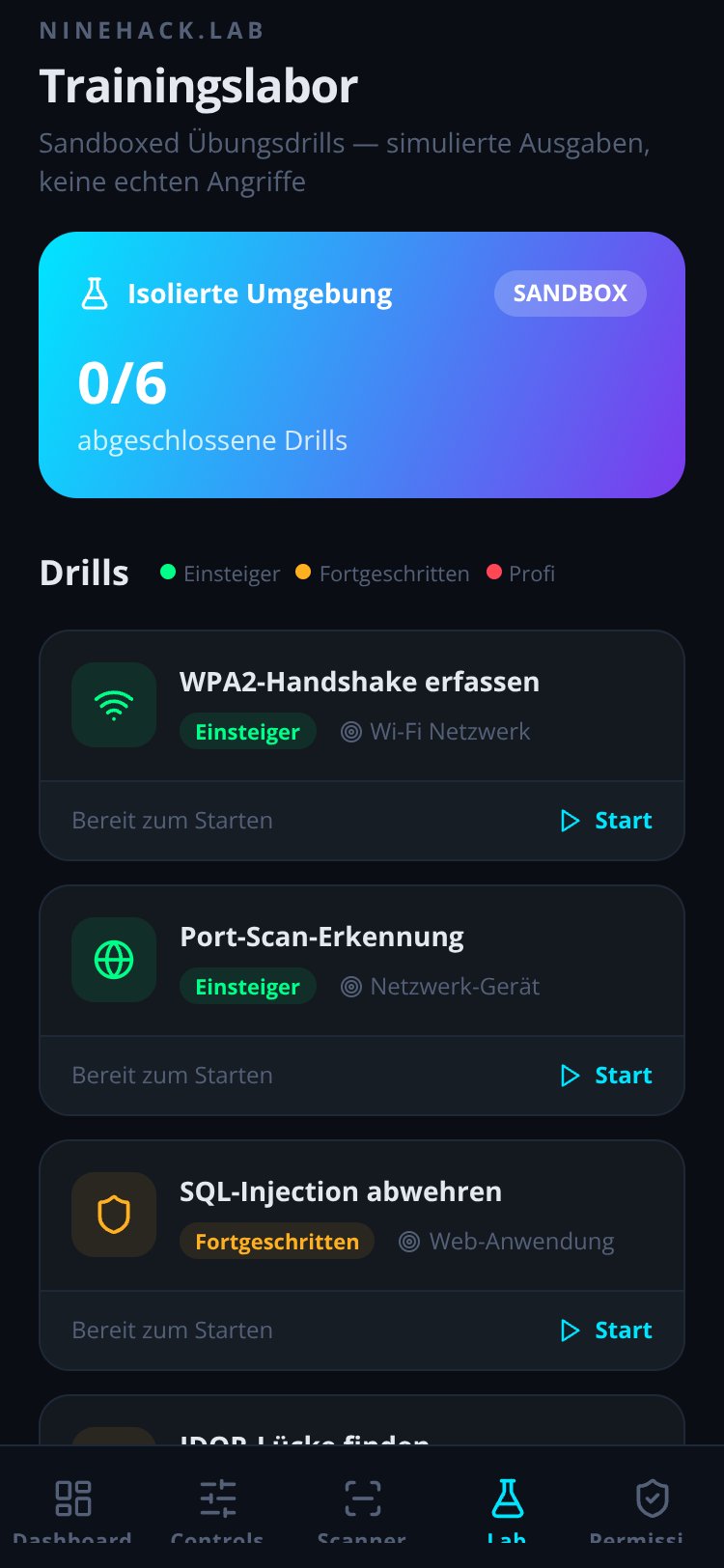 NineHack Copy screen 1