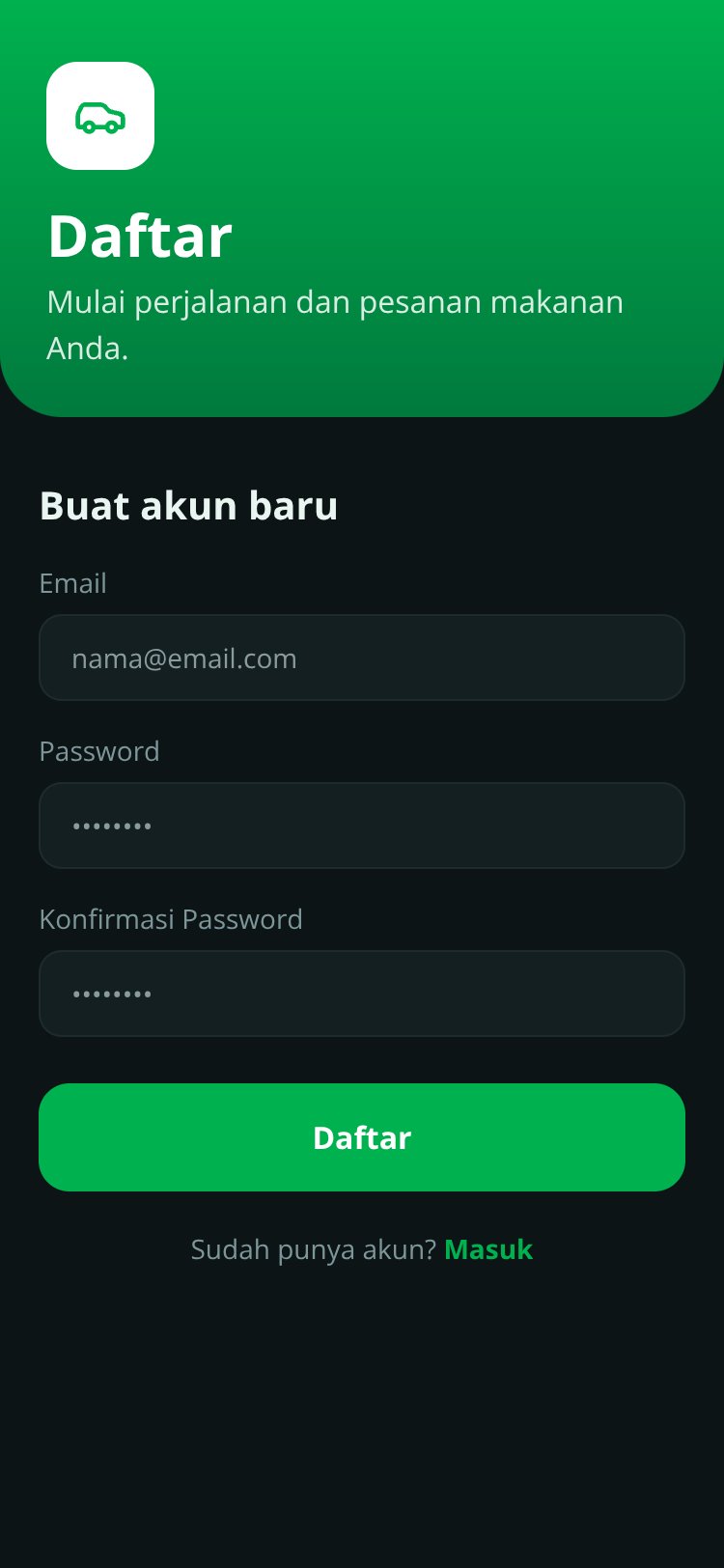 RapidNative App screen 1
