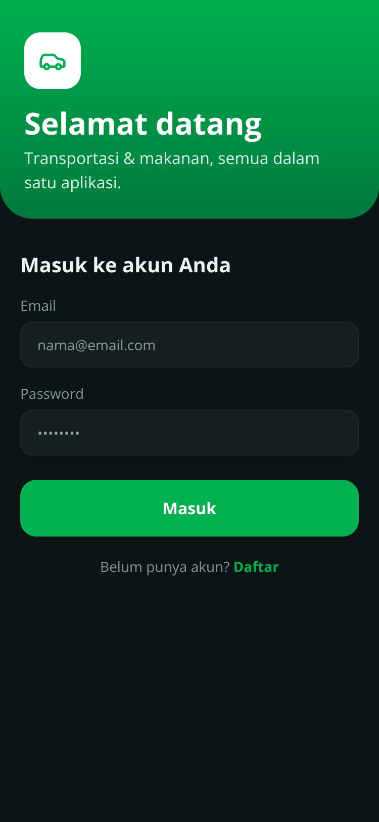 RapidNative App screen 2