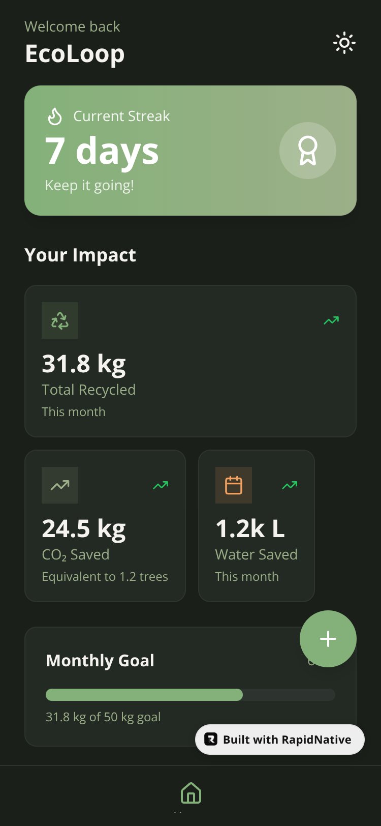 EcoLoop screen 1
