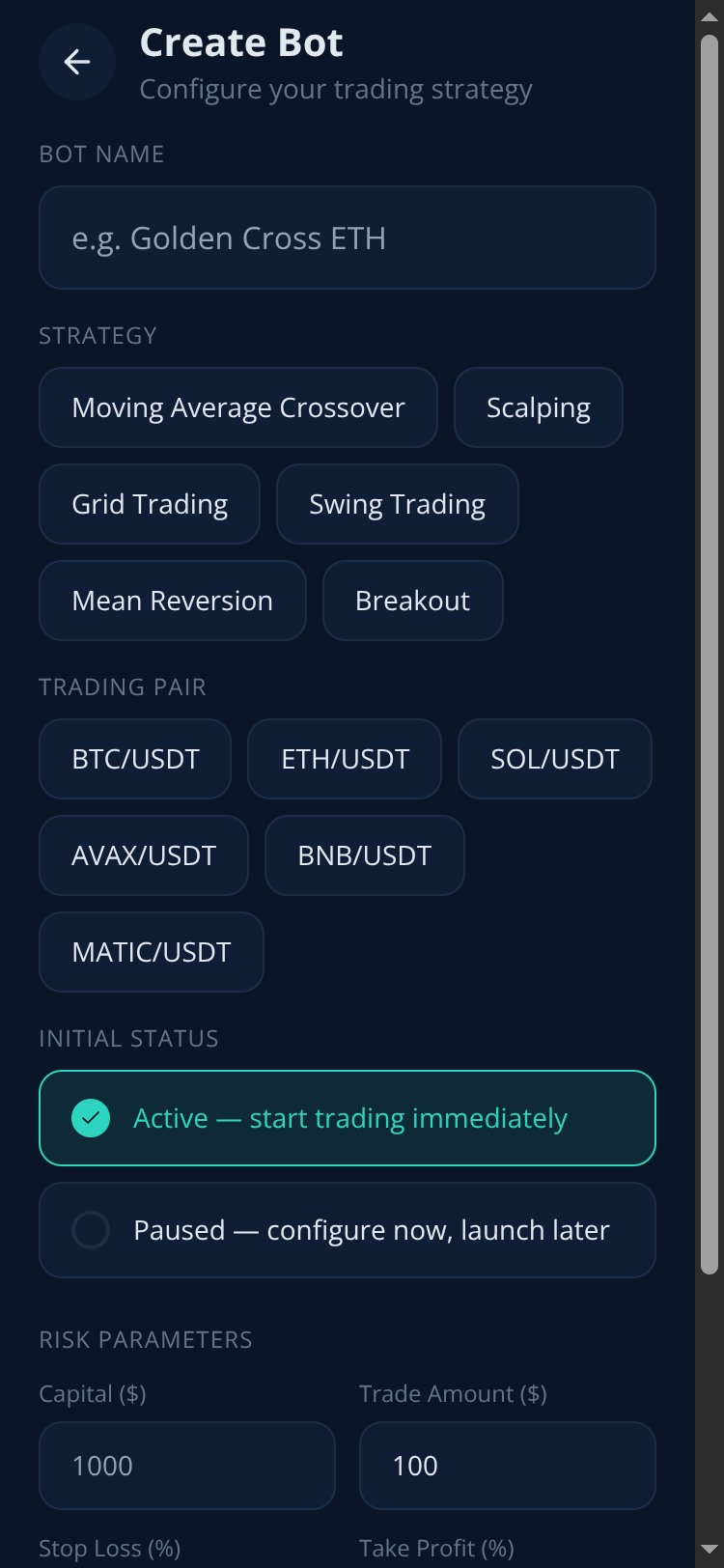TradeBot Copy screen 3