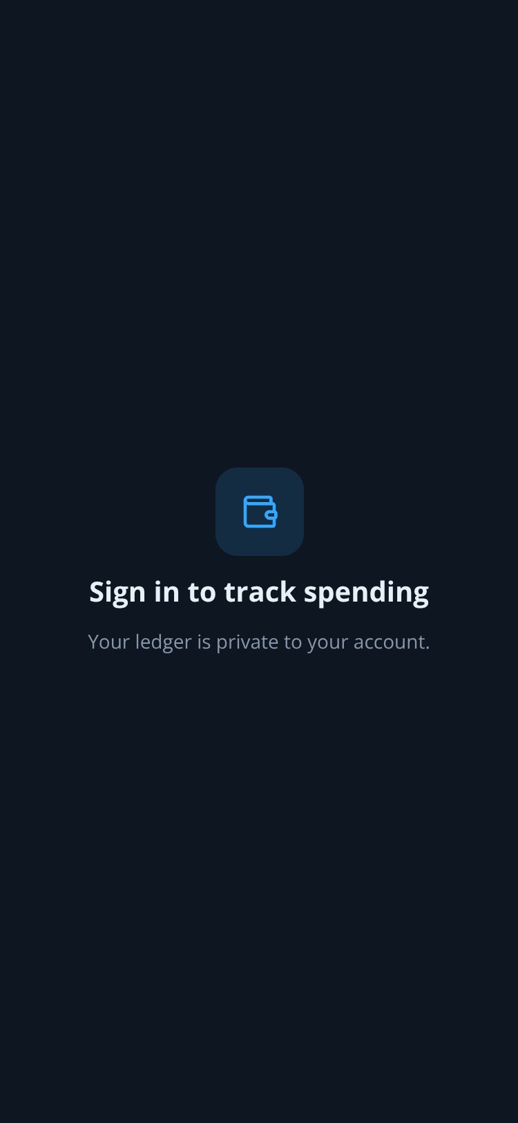 Pocket Ledger screen 4