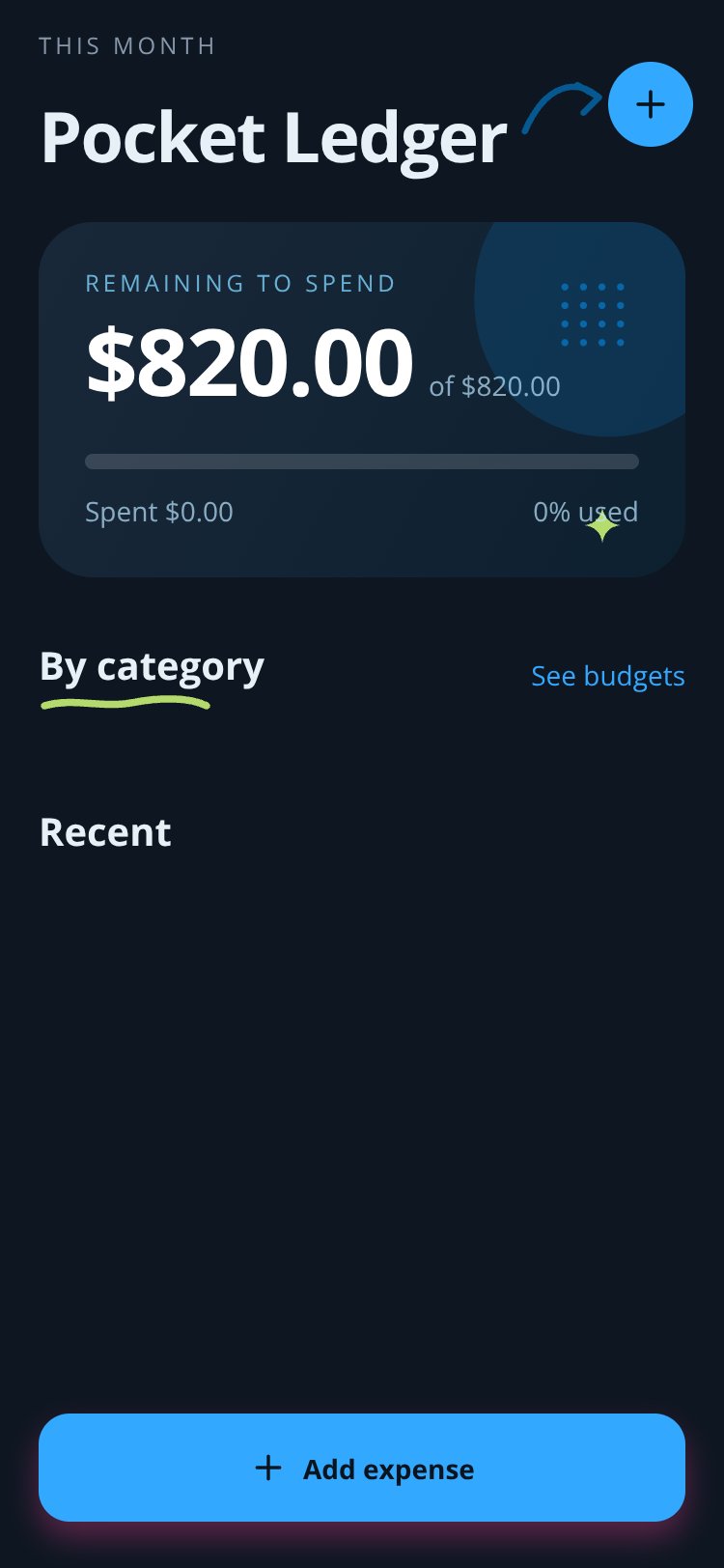 Pocket Ledger screen 4