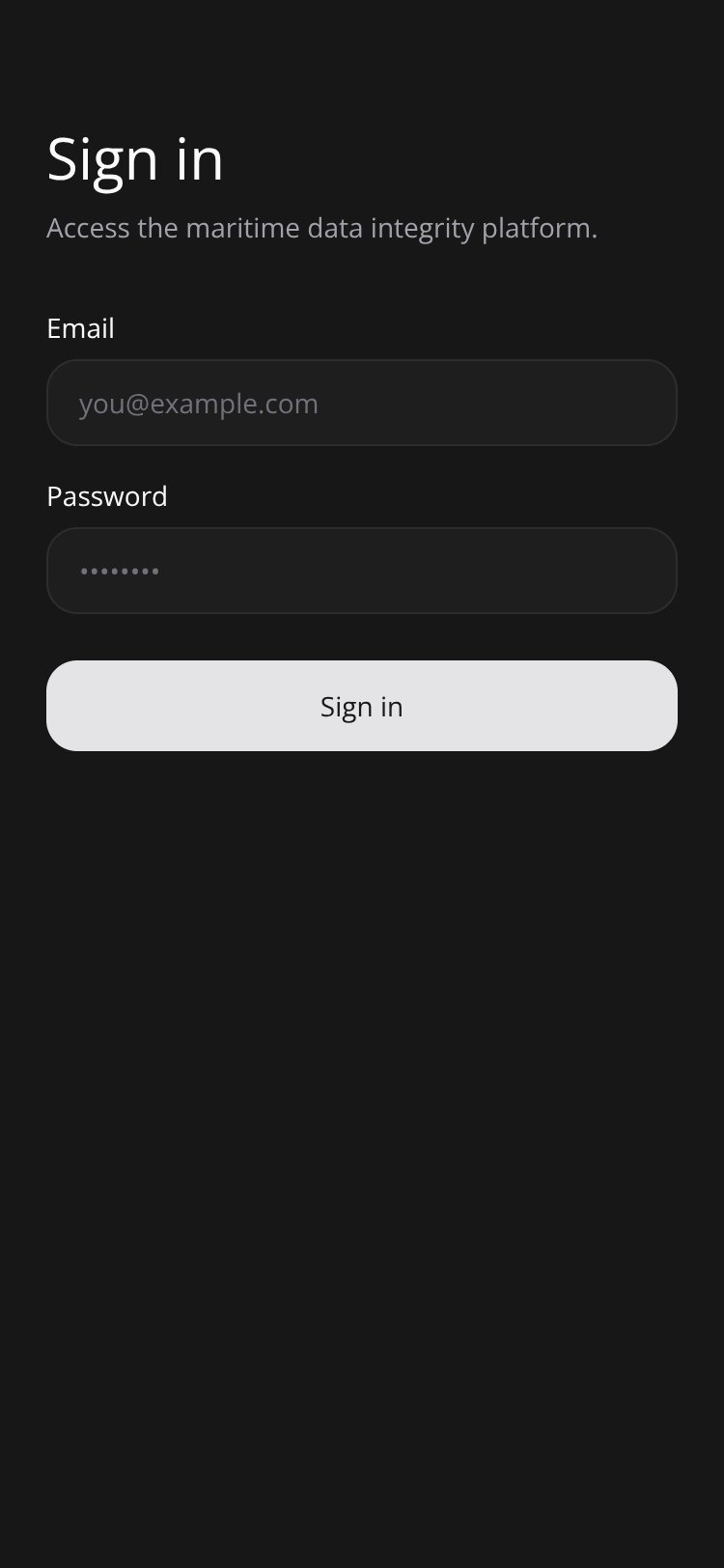 RapidNative App screen 1