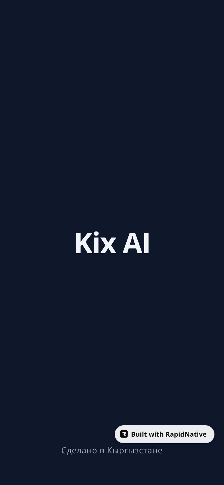 Kix AI screen 1