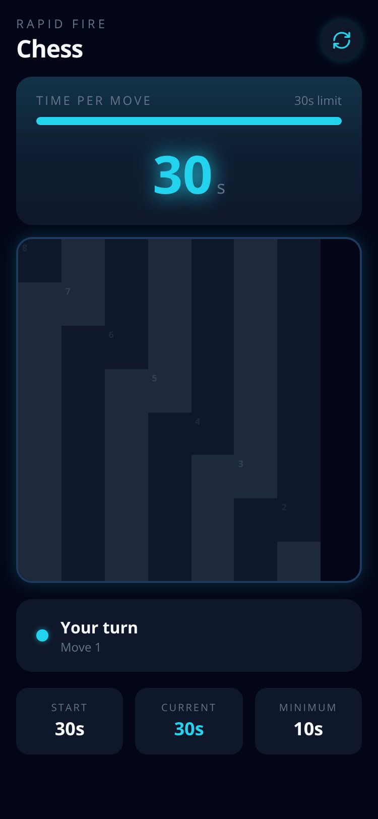 Rapid Fire Chess screen 1