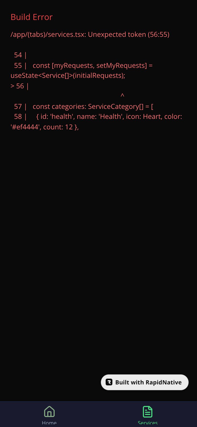 MyNyamira App screen 1