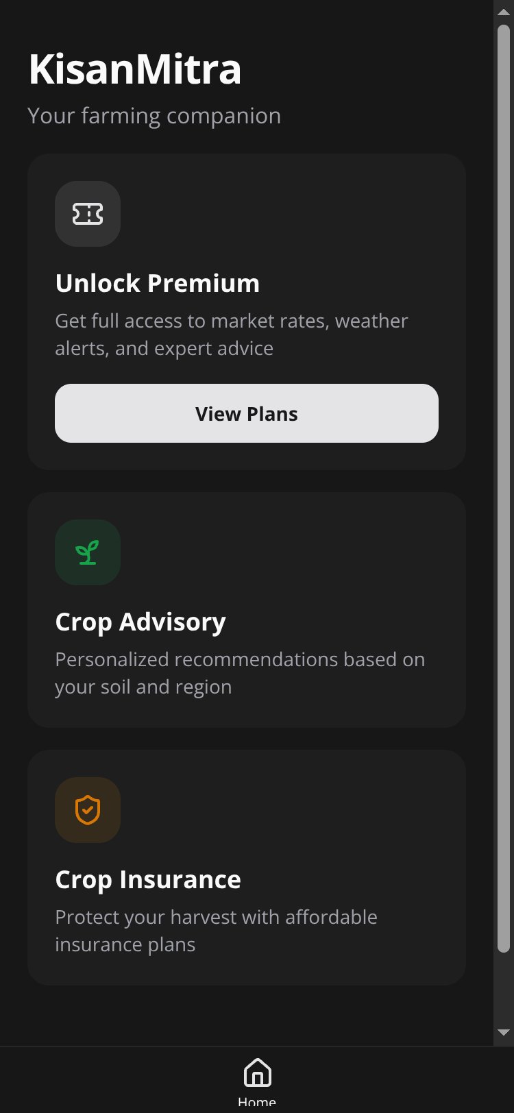 RapidNative App screen 1