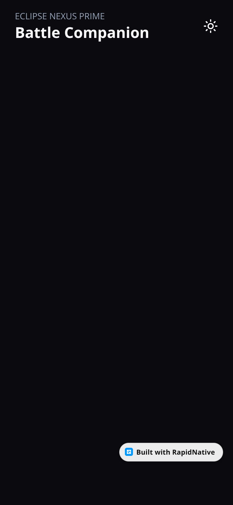 Eclipse Nexus Prime screen 1