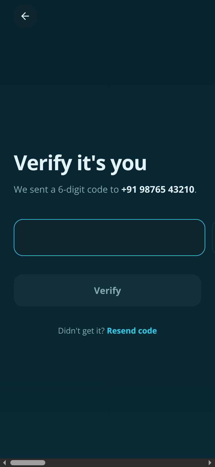 Mediloop screen 1